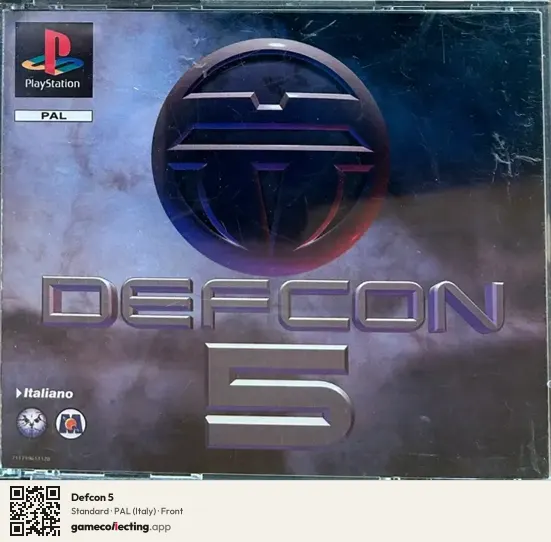Defcon 5 PlayStation, Italy box front