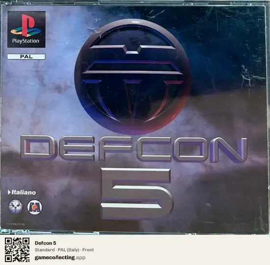 Defcon 5 PlayStation, Italy box front