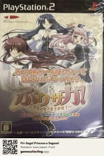 Pri-Saga! Princess o Sagase! PlayStation 2, Asia box front