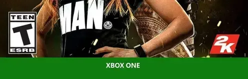 WWE 2K20, the ESRB box on its front