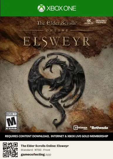 The Elder Scrolls Online: Elsweyr Xbox One, NTSC box front