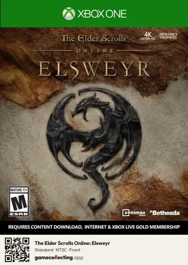 The Elder Scrolls Online: Elsweyr Xbox One, NTSC box front
