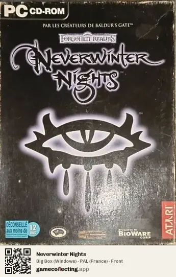 Neverwinter Nights Computer, France box front