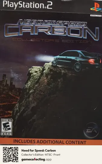 Need for Speed: Carbon PlayStation 2, NTSC box front