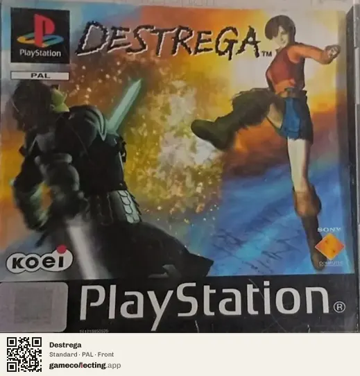 Destrega PlayStation, PAL box front