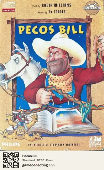 Pecos Bill Philips CD-i, NTSC box front