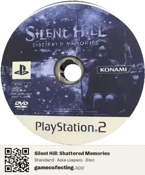 Silent Hill: Shattered Memories PlayStation 2, Asia disc