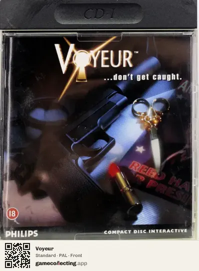 Voyeur Philips CD-i, PAL box front