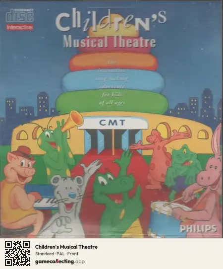 Children's Musical Theatre Philips CD-i, PAL box front