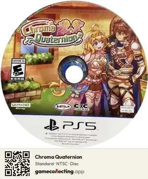 Chroma Quaternion PlayStation 5, NTSC disc