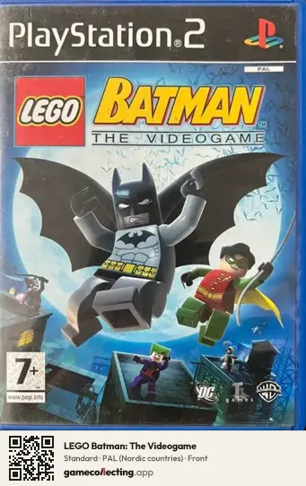 LEGO Batman: The Videogame PlayStation 2, Nordic countries box front
