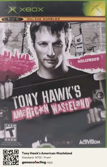 Tony Hawk's American Wasteland Xbox, NTSC box front
