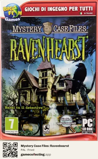 Mystery Case Files: Ravenhearst Computer, PAL box front
