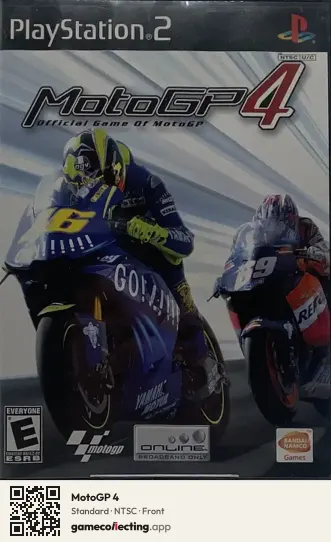 MotoGP 4 PlayStation 2, NTSC box front