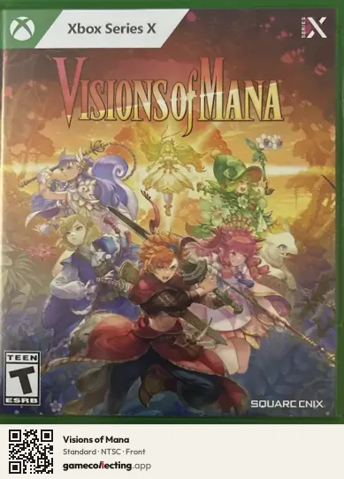 Visions of Mana Xbox Series X, NTSC box front