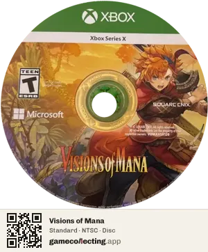 Visions of Mana Xbox Series X, NTSC disc