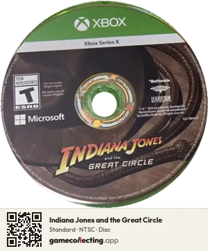 Indiana Jones and the Great Circle Xbox Series X, NTSC disc