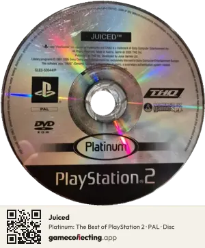 Juiced PlayStation 2, PAL disc