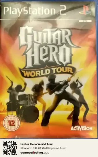 Guitar Hero World Tour PlayStation 2, United Kingdom box front