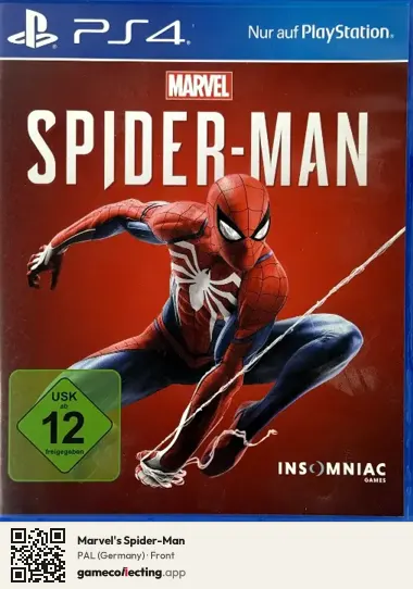 Marvel's Spider-Man PlayStation 4, Germany box front