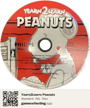 Yearn2Learn: Peanuts Philips CD-i, PAL disc