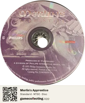 Merlin's Apprentice Philips CD-i, NTSC disc