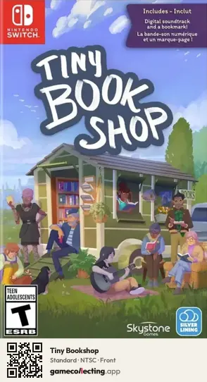 Tiny Bookshop Nintendo Switch, NTSC box front