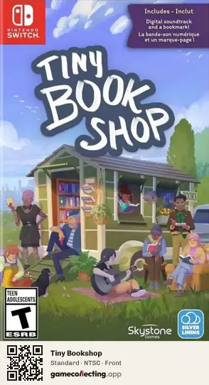 Tiny Bookshop Nintendo Switch, NTSC box front
