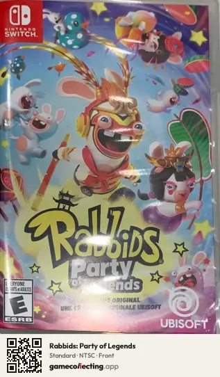 Rabbids: Party of Legends Nintendo Switch, NTSC box front