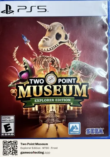 Two Point Museum PlayStation 5, NTSC box front