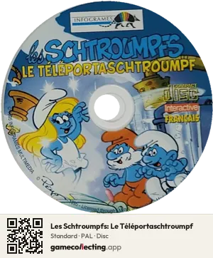Les Schtroumpfs: Le Téléportaschtroumpf Philips CD-i, PAL disc