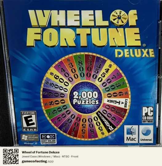 Wheel of Fortune Deluxe Computer, NTSC box front