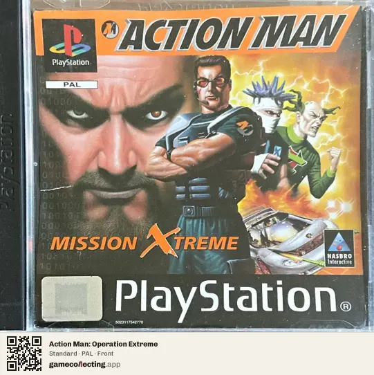 Action Man: Operation Extreme PlayStation, PAL box front