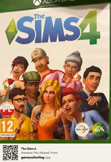 The Sims 4 Xbox One, Poland box front