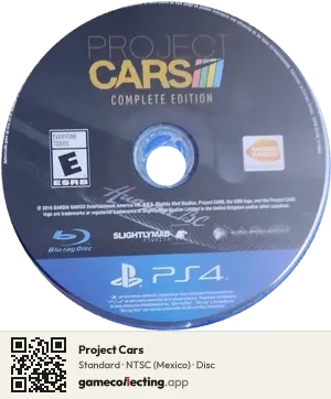 Project Cars PlayStation 4, NTSC disc