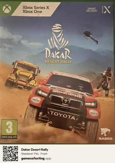 Dakar Desert Rally Xbox Series X, PAL box front