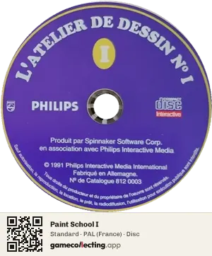 Paint School I Philips CD-i, PAL disc