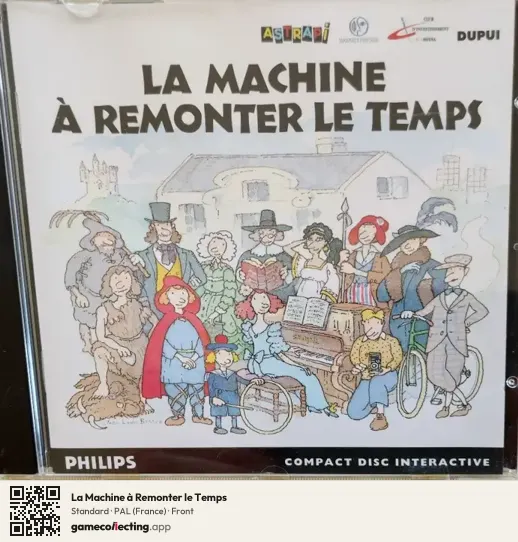 La Machine à Remonter le Temps Philips CD-i, France box front