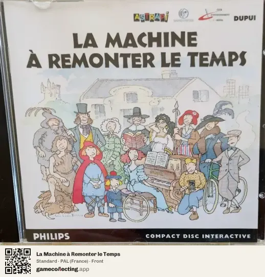 La Machine à Remonter le Temps Philips CD-i, France box front