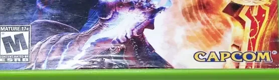 Devil May Cry 4, the ESRB box on its front