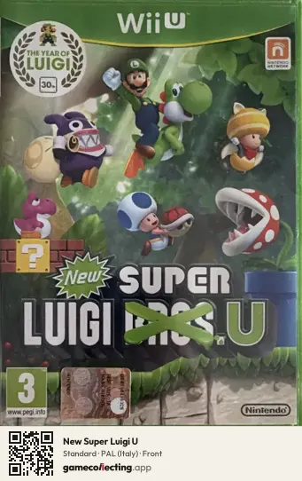 New Super Luigi U Nintendo Wii U, Italy box front