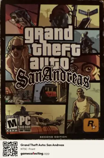 Grand Theft Auto: San Andreas Computer, NTSC box front