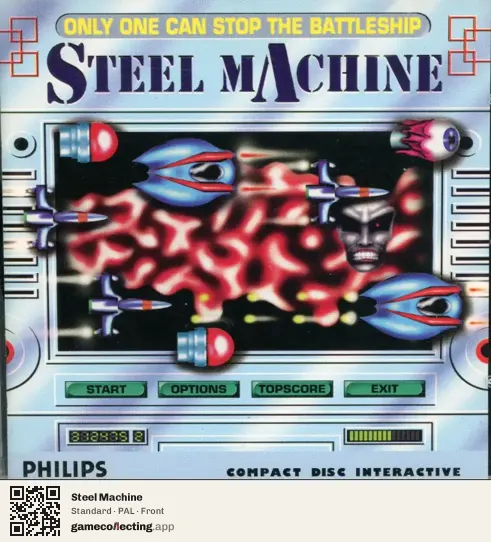 Steel Machine Philips CD-i, PAL box front