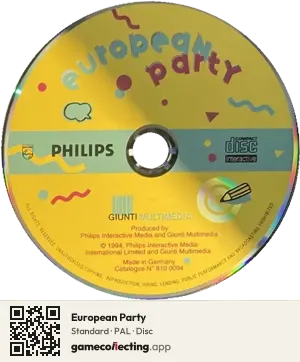 European Party Philips CD-i, PAL disc