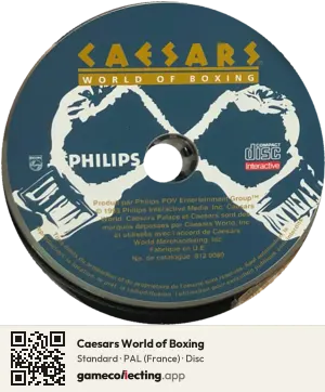 Caesars World of Boxing Philips CD-i, PAL disc
