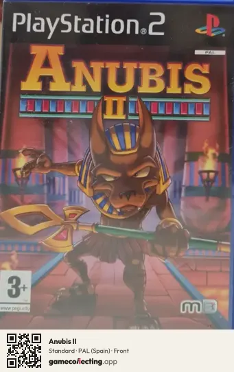 Anubis II PlayStation 2, Spain box front