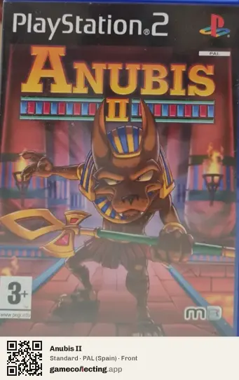 Anubis II PlayStation 2, Spain box front
