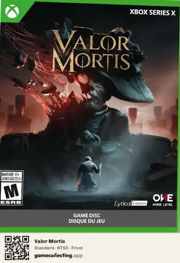 Valor Mortis Xbox Series X, NTSC box front
