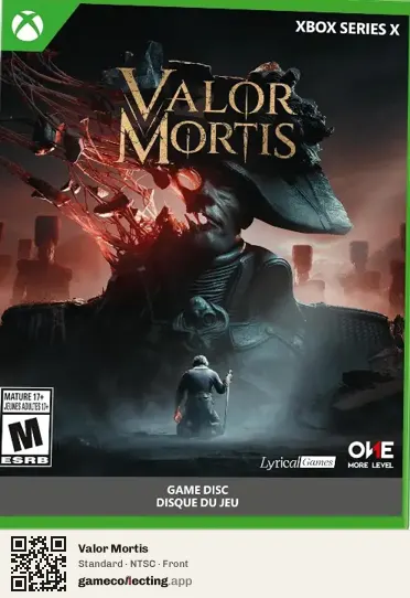Valor Mortis Xbox Series X, NTSC box front