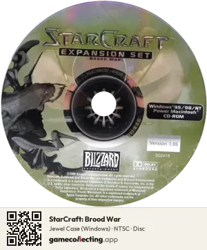 StarCraft: Brood War Computer, NTSC disc